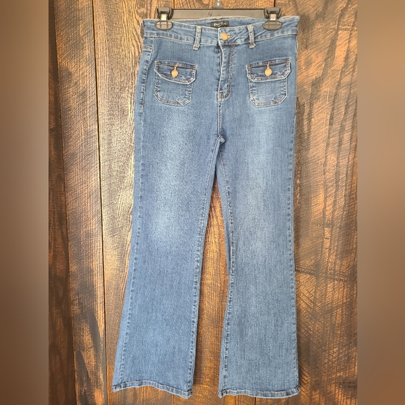Bebe Women's Blue Jeans - Picture 3 of 11
